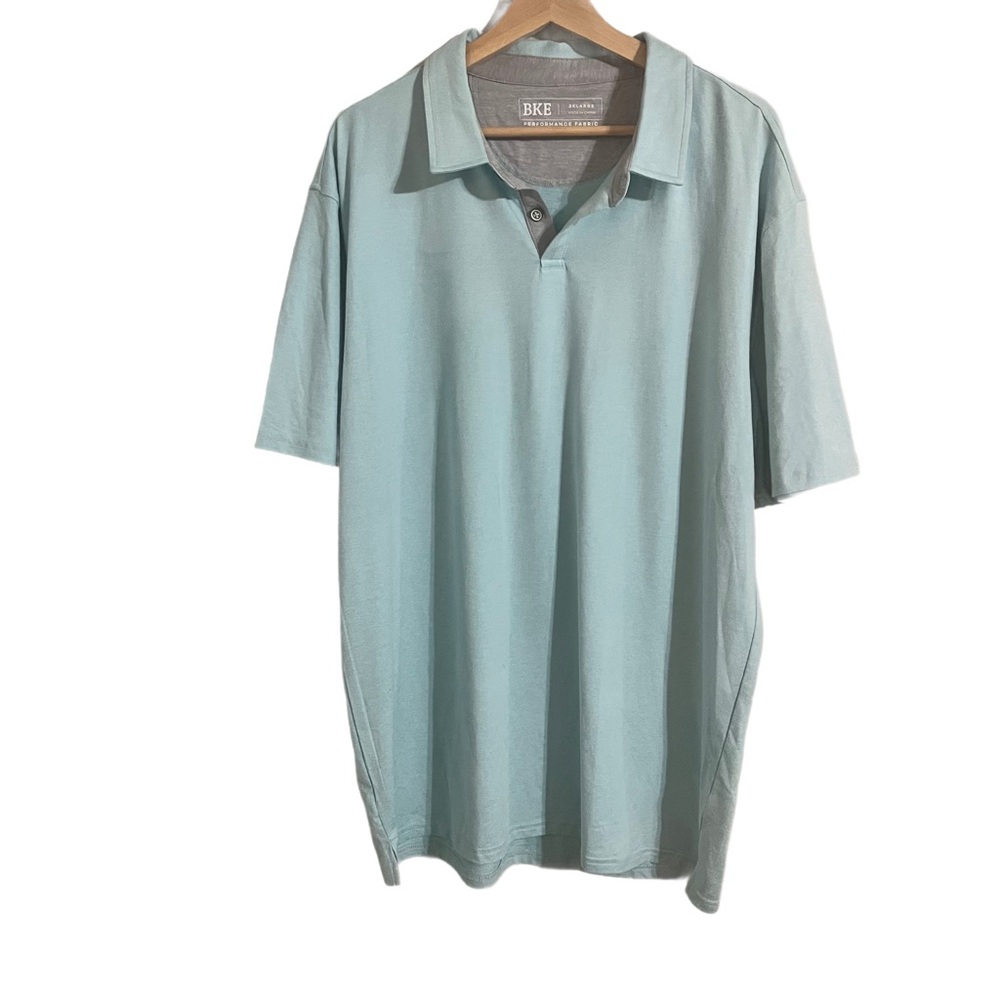 BKE Performance Fabric Light Blue Polo size XXL